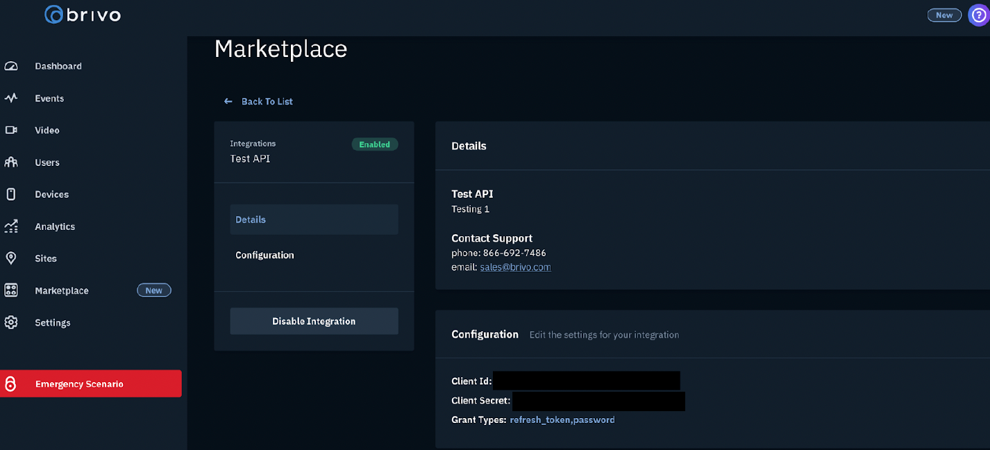 Creating Applications for Third Party API Connections in Brivo Access