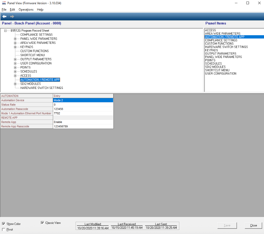 Bosch Integration with B & G Series Panels